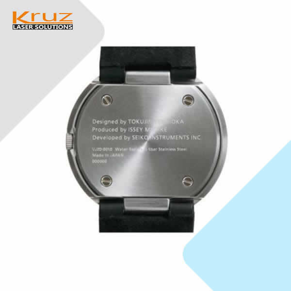 Stainless steel laser marking